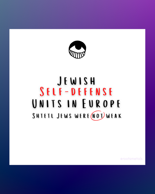 Jewish self-defense units in Europe: Shtetl Jews were not weak
