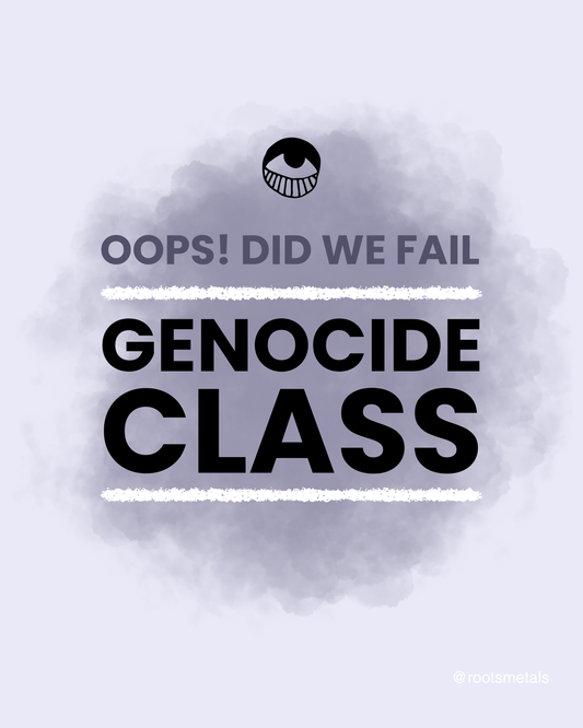 oops! Did we fail genocide class