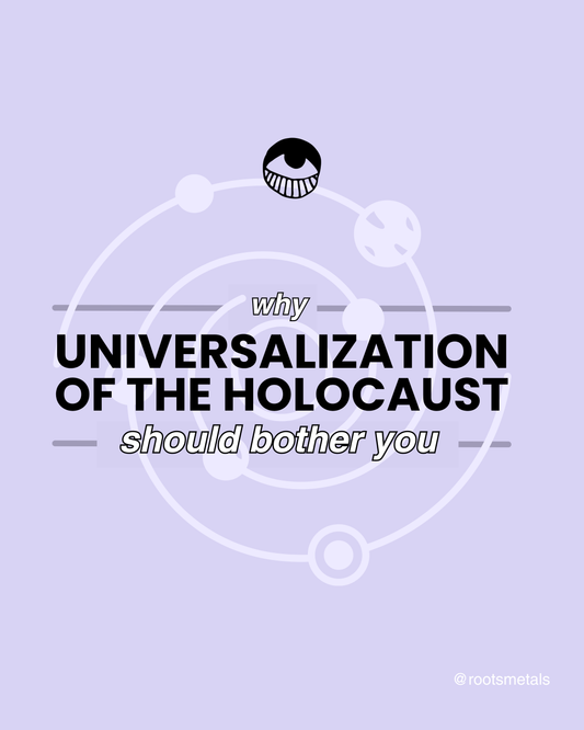 why Holocaust universalization should bother you