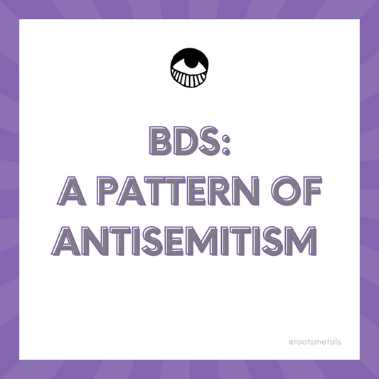 BDS: a pattern of antisemitism