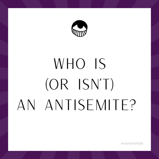Who is (or isn't) an antisemite?
