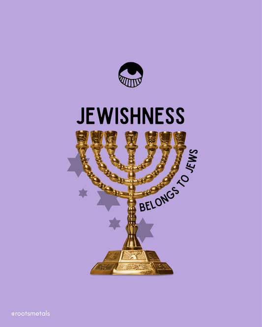 Jewishness belongs to Jews