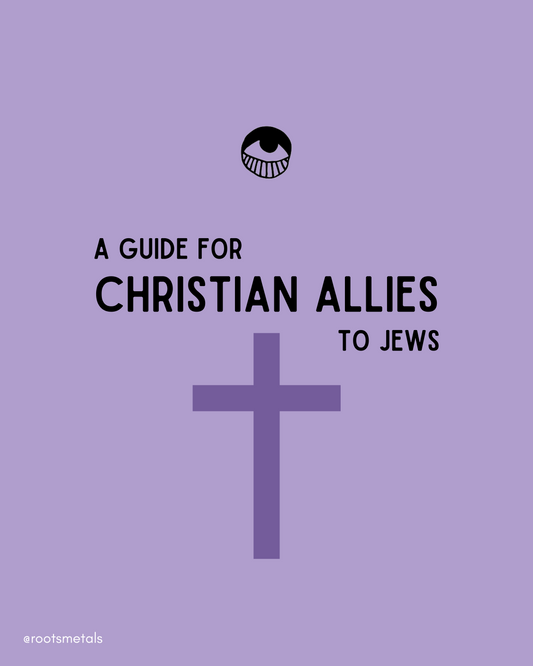 a guide for Christian allies to Jews