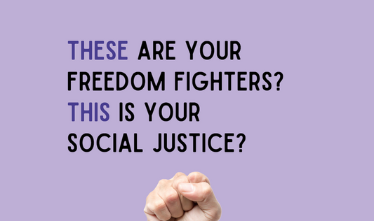 are these your freedom fighters? Is this your social justice?=